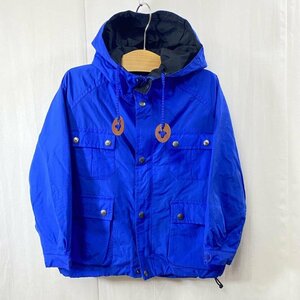 シェラデザイン sierra designs ナイロン100％ KIDS MOUNTAIN JACKET マウンテンパーカー ブルー 120cm 120cm 青 / ブルー ロゴ、文字