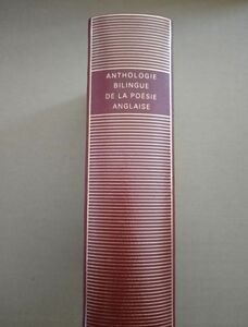 Anthologie bilingue de la posie anglaise プレイヤード叢書 Gallimard Bibliothque de la Pliade