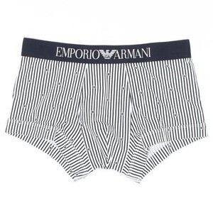 EMPORIO ARMANI エンポリオ アルマーニ LOGO MIX TRUNK ロゴ ミックス 前閉じ ボクサーパンツ メンズ 54050489 ホワイト M