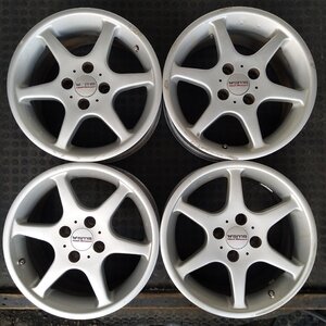 管理番号：A9-4【4本価格】【15x7J 4x100 ET+35 ハブ57】SMS・ロードスター シビック等・店頭引取可能・適格請求書発行可能