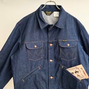 希少《 Dead / 74126NV / Size 48 》70s 80s デッド【 Wrangler ブロークンデニム ビンテージ ジャケット アメリカ製 ビッグサイズ 】