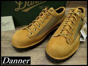 送無 新品 Danner ダナー D121008 FIELD LOW フィールド ロー GORE-TEX ヌバック レザー トレッキング マウンテン ブーツ ウィート 25.5 ①