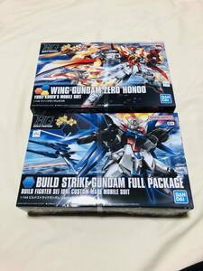 HG ウイングガンダムゼロ 炎 ビルド ストライク ガンダム ガンプラ ビルドファイターズ WING GUNDAM ZERO HONOO BUILD STRIKE FULL PACKAGE