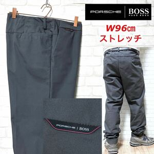 HUGO BOSS × PORSCHE 高ストレッチパンツ ビッグサイズXXL