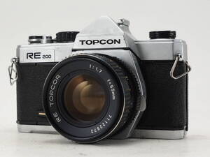 ★訳あり実用品★ トプコン TOPCON RE200 ボディ55mm F1.7 レンズセット ★シャッターOK! #TA6602