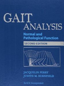 [A12185220]Gait Analysis: Normal and Pathological Function