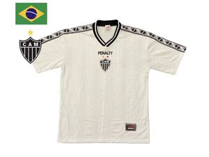 美品 90s ブラジル CLUBE ATLETICO MINEIRO トレーニング ウェア ペナルティ サッカー アトレチコ ミネイロ ユニフォーム OLD ビンテージ