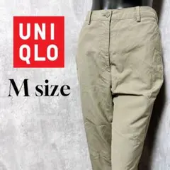 [UNIQLO] ユニクロ カジュアルパンツ 薄手 カーキ (M)