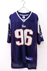 Used 00s Reebok NFL Patriots Nylon Game Shirt Size M 古着