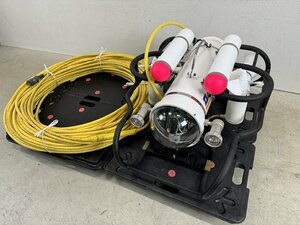 小型潜水艇 ROV 水中ドローン 水中撮影 海底調査 14ピン ケーブル長約130m 本体:長さ約75cm×横幅約60cm×高さ約41cm (H4063)