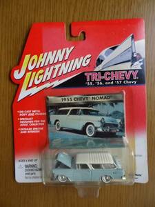 [ミニカー] JOHNNY LIGHTNING トライシェビー　1955 シェビー・ノマド [1:64]