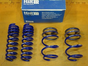 美品 中古品【H&R ダウンサス】BMW G20 G22 G23 G42 3シリーズ 4シリーズ 28662-2 ダウン量 F 35〜25mm R 35〜25mm ローダウン スプリング