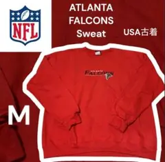 NFL ATLANTA FALCONS ファルコンズ スウェット M 赤