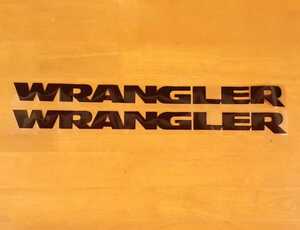 ★　WRANGLER　ステッカー　56cm　黒　2枚セット　★