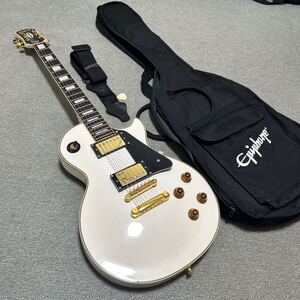 epiphone by Gibson Les Paul CUSTOM WHT エピフォン ギブソン レスポール カスタム ジャンク扱い lespaul EPIPHONE 1968 