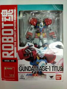 正規品 ROBOT魂 111 ガンダム AGE-1 タイタス 新品 ガンダムAGE フィギュア フリット・アスノ BANDAI AGE-1T GUNDAM AGE-1 TITUS figure