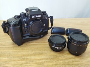 【100円スタート】Nikon ニコン F4 カメラ ボディ 本体 テレコン レンズ その他 