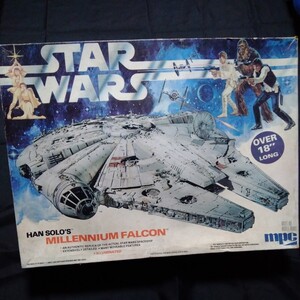 昭和レトロ 電飾パーツ付き 1作目 mpc STAR WARS ミレニアムファルコン millennium falcon ハン・ソロ スターウォーズ プラモデル 模型