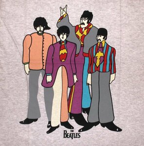 ★ザ・ビートルズ Tシャツ The BEATLES YELLOW SUBMARINE Greyイエローサブマリン - M 正規品