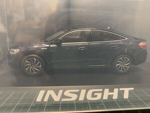 ホンダ　HONDA インサイト　INSIGHT ZE4 カラーサンプル ミニカー 希少 非売品　大きい　1/ 43 ブラック