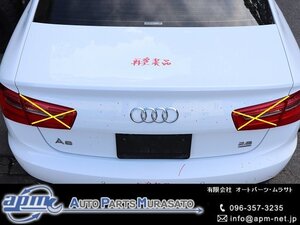 アウディ A6 2.8FSI クワトロ C7/4G 2012年 4GCHVS トランクフード (在庫No:505047) (7160)