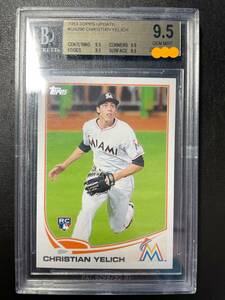 状態完璧！ GemMint Christian Yelich ＜ 2013 Topps Update RC ＞ ルーキーカード