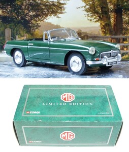 コーギー 1/18 1963 MG MGB 前期型 グリーン Corgi 送料無料