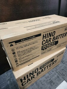 新品バッテリー 155G51 145G51 日野純正バッテリー 2個セット　引き取り限定です　埼玉南東部