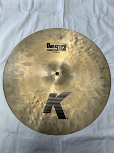 K Zildjian Dark クラッシュシンバル16インチ格安スタート！