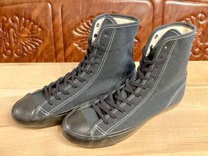 ★☆希少レア!converse レスリングシューズ 黒 4.5 23.5cm コンバース ハイカット ブラック 復刻 デッドストック ビンテージ 2310☆★