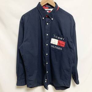 VINTAGE TOMMY HILFIGER トミーヒルフィガー 長袖シャツ Lサイズ