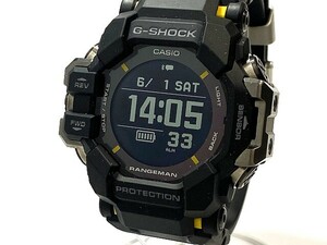 1円～ 中古 駆動OK CASIO カシオ G-SHOCK マスターオブG レンジマン GPR-H1000-1JR 樹脂 GPS電波 デジタル メンズ 腕 時計 USBソーラー充電