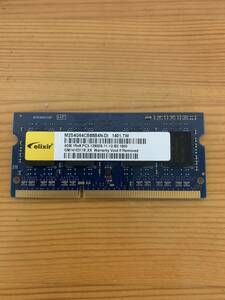 【中古動作品】ノートパソコン用メモリ ELIXIR M2S4G64CB88B4N-DI PC3-12800 4GB