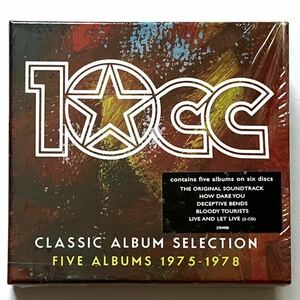 10cc CLASSIC ALBUM SELECTION/FIVE ALBUMS 1975-1978 リマスター/ボーナストラック 6CDボックスセット