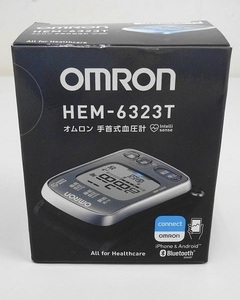 907▽OMRON/オムロン 手首式 血圧計 HEM-6323T Bluetooth iPhone＆Android 未使用