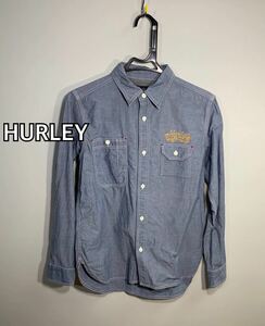 ■HURLEY ハーレー■サーフィン長袖シャツ:M☆BH-877