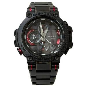 CASIO (カシオ) G-SHOCK Gショック MT-G アナログ腕時計 タフソーラー クロノグラフ ステンレス MTGーB1000 ブラック メンズ/065