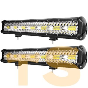 6500K_ SM420W ジムニー ランクル 2個 ..新品.. 12V/24V兼用 84000LM LEDワークライト 前照灯 照明 作業灯 840W トラック _ホワイト