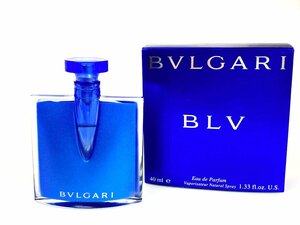 ブルガリ　BVLGARI　BLV　ブルー　オードパルファム　スプレー　40ml 　残量：9割　YK-6428