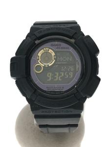 CASIO◆G-SHOCK MUDMAN 電波ソーラー ブラック ゴールド/GW-9300GB-1JF/使用感有