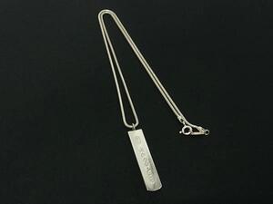 1円 TIFFANY＆Co ティファニー 1837 ナローバー SV925 ネックレス ペンダント アクセサリー メンズ レディース シルバー系 FL3450