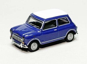 ミニクーパー　(232)　ホンウェル製　ミニクーパー 白/青　1/72