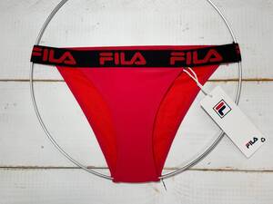 【即決】FILA フィラ 女性用 ビーチバレー ビキニ ショーツ 水着 ブルマ Red 海外XXXS