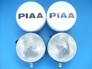新品 PIAA 20cm 丸型 H4バルブ ドライビングランプ フォグランプ スポットランプ補助灯 補助ライト ピア 旧車 昭和 当時物 丸形 品番PR802W