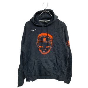 NIKE プリント スウェット パーカー Ｍサイズ ナイキ ブラック 古着卸 アメリカ仕入 t2412-3164