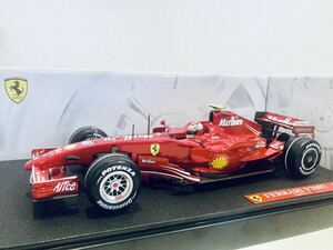 【送料無料】1/18 Hotwheels Ferrari フェラーリ F2007 #6 K.Raikkonen ライコネン World Champion 2007 メタリックレッドVer タバコ仕様