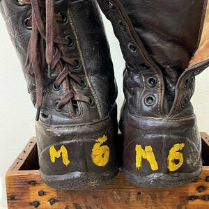 希少《 Rare / M380A 》40s【 US NAVY FLIGHT BOOTS TYPE M380A アメリカ海軍 ビンテージ フライトブーツ M ミリタリー 】