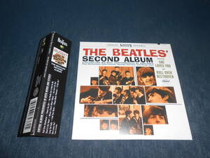 BEATLES/ビートルズ/セカンドアルバム/紙ジャケット/US輸入盤/帯付/ジョンレノン/ポールマッカートニー/ジョージハリスン/リンゴスター// 