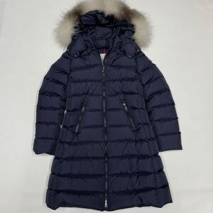 美品 Moncler モンクレール ABELLE 12A ダウンコート リアルファー