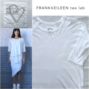 Frank&Eileen tee lab フランク アンド アイリーン カットソー 117409 ホワイト Sサイズ アメリカ製 